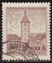 Austria - 1962 - Monumentos - 60 G - Castaño - Austria, Tower - Scott 690 - Tanner's Tower Wels Ledererturm - 0